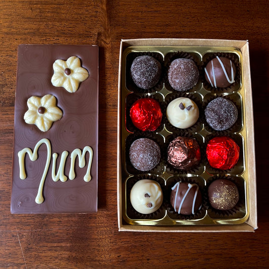 Mother's Day Bar with Chocolate Truffles